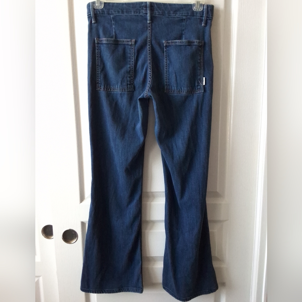 Mother Women's Blue Flare Jeans - Picture 8 of 15